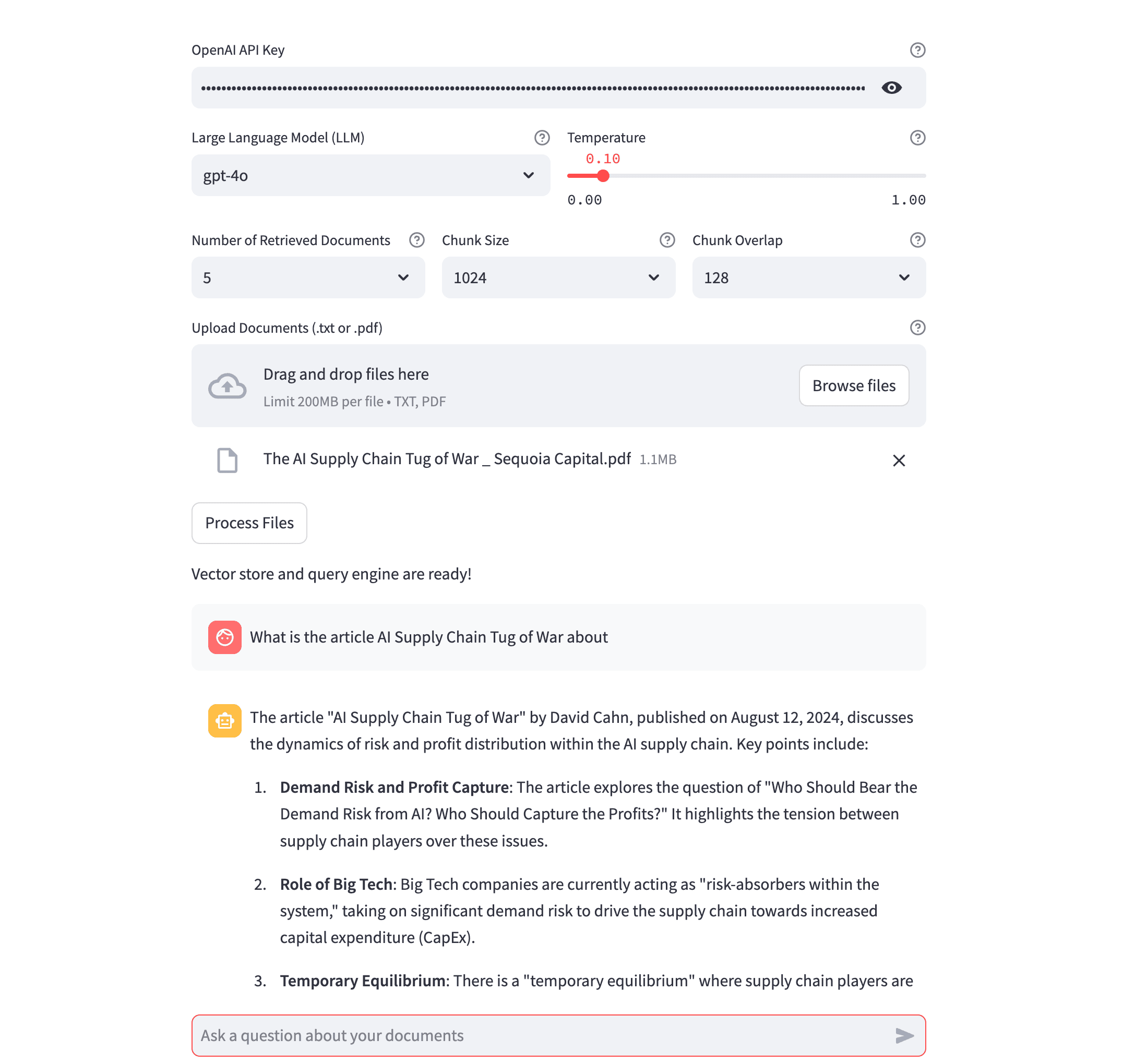 Lean RAG Document Query Interface