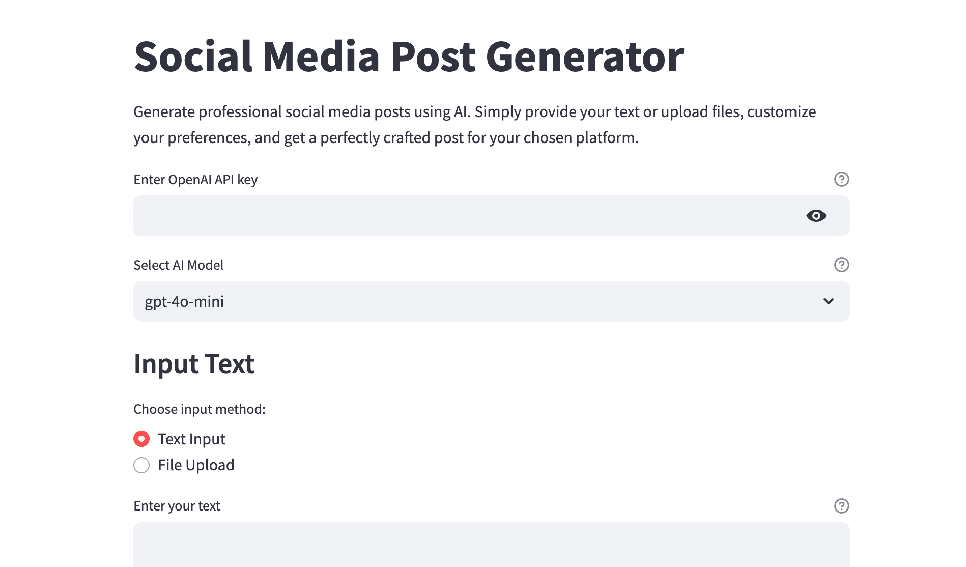 Post Generator Overview